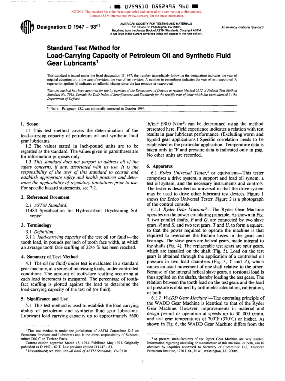 ASTM D1947 - 93e1 scan.pdf_第1页