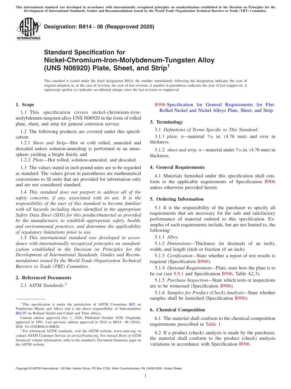 ASTM B814 - 06 (2020).pdf_第1页