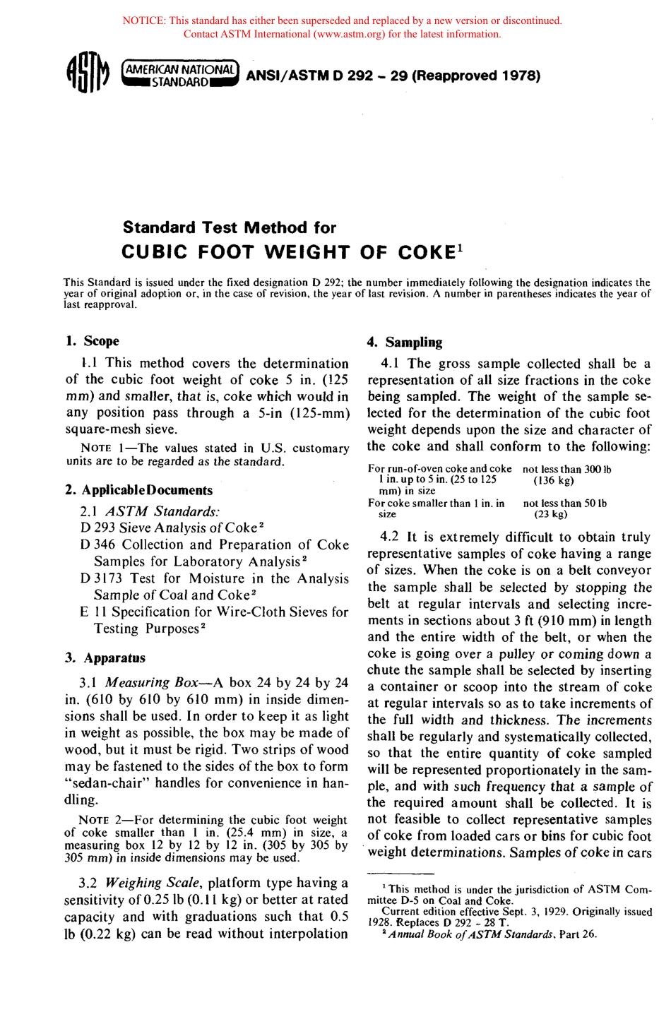 ASTM D292 - 29 (1978) scan.pdf_第1页