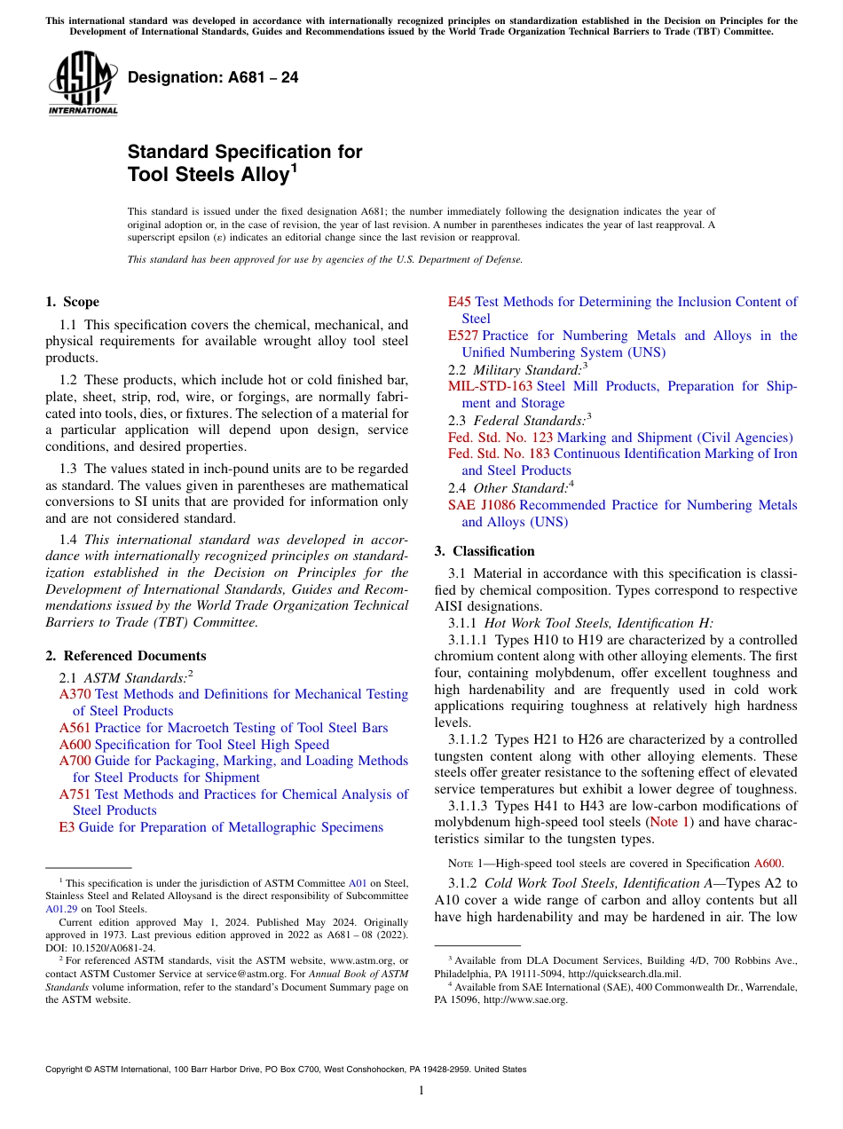 ASTM A681 - 24.pdf_第1页