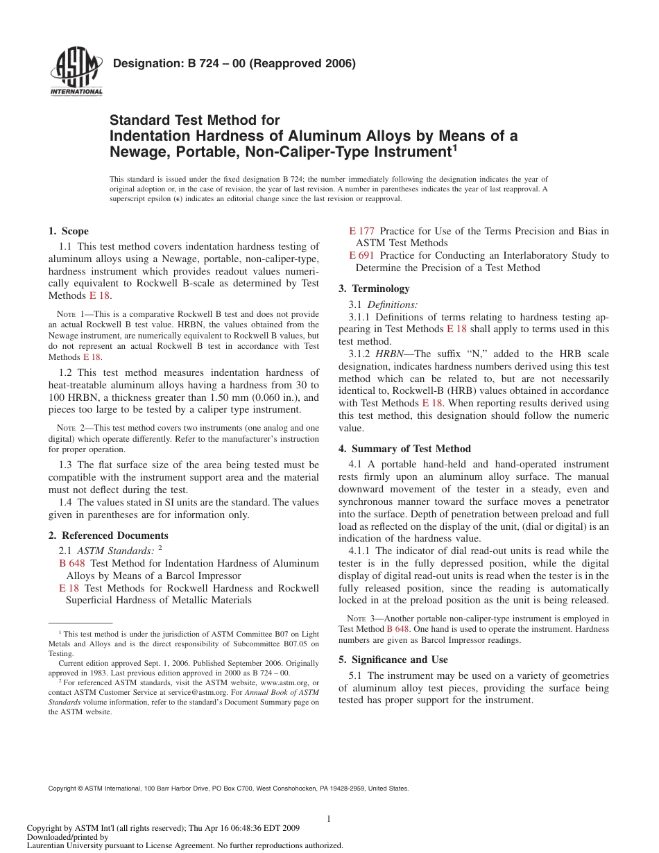 ASTM B724 - 00 (2006).pdf_第1页