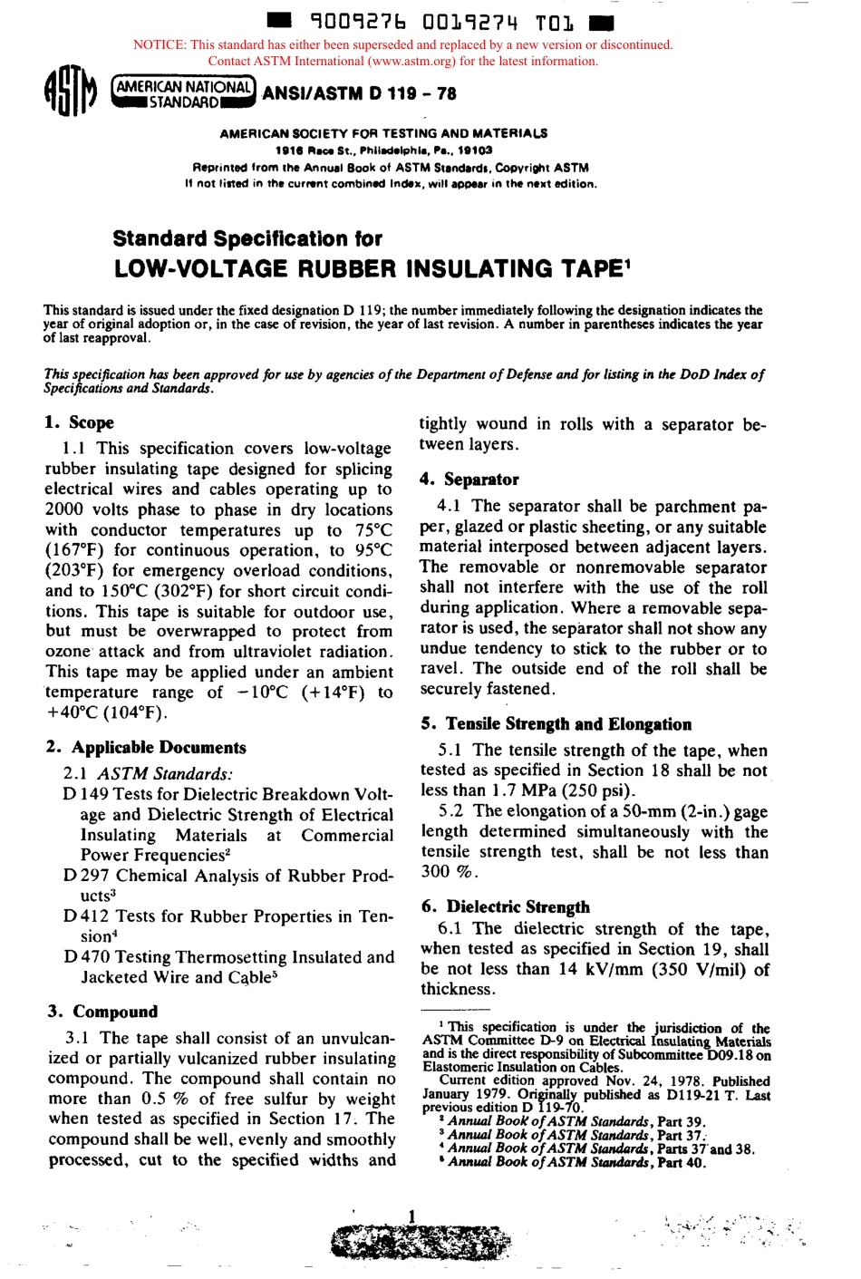 ASTM D119 - 78 scan.pdf_第1页
