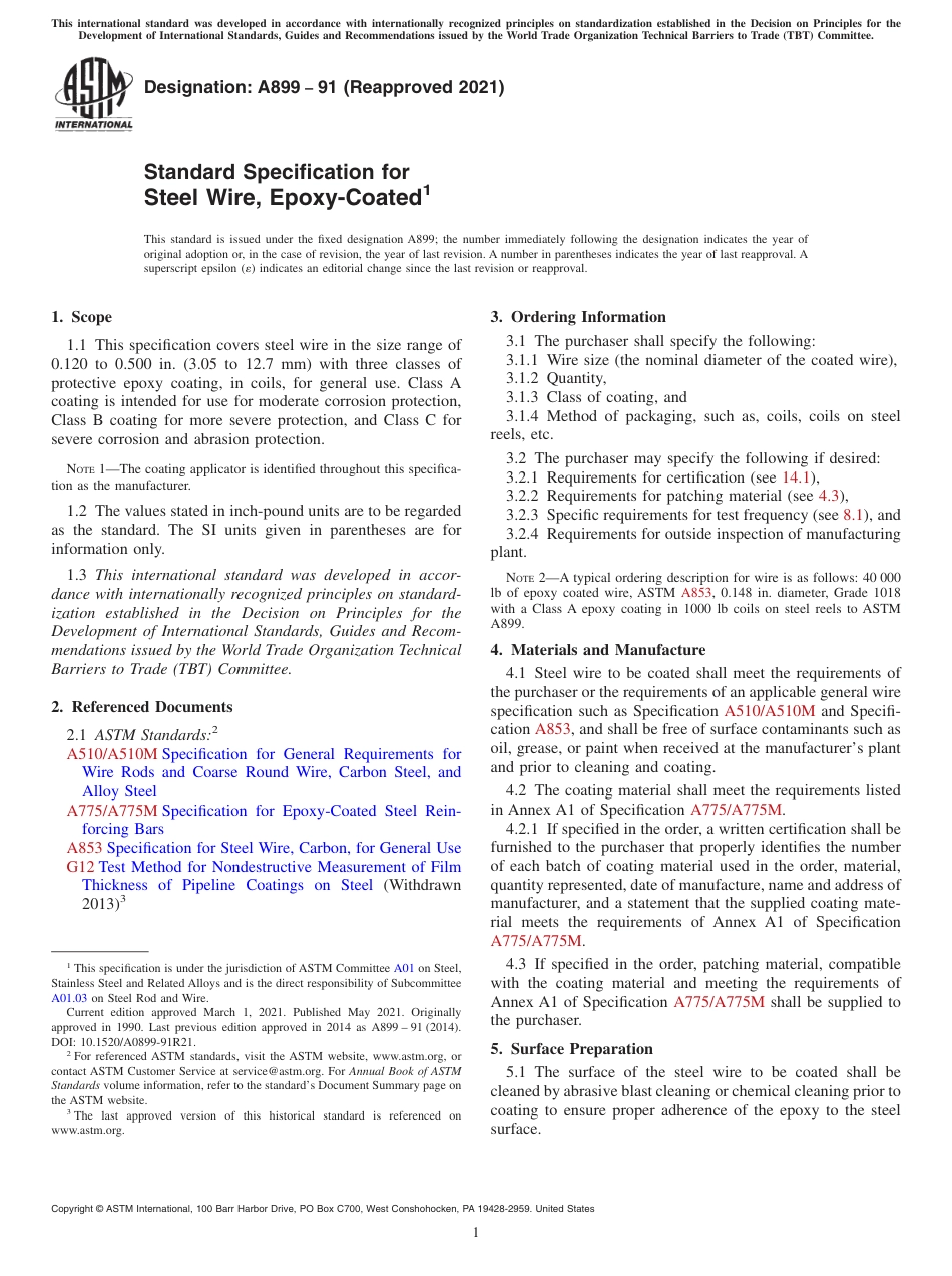 ASTM A899 - 91 (2021).pdf_第1页