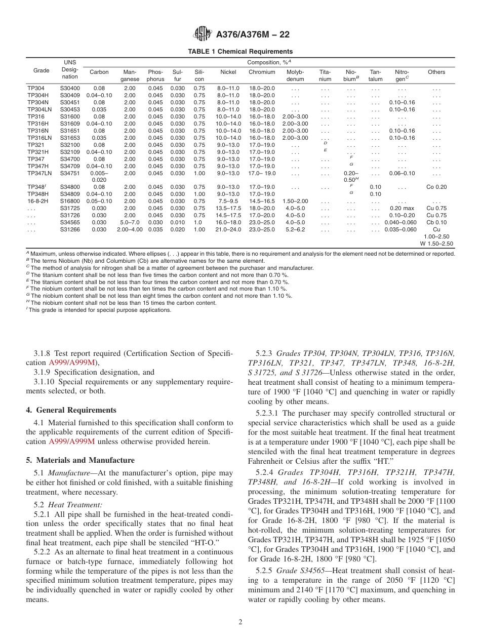 ASTM A376 - A 376M - 22.pdf_第2页