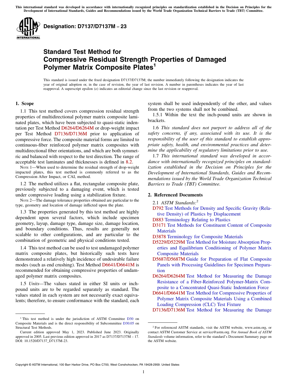 ASTM D7137 - D 7137M - 23.pdf_第1页