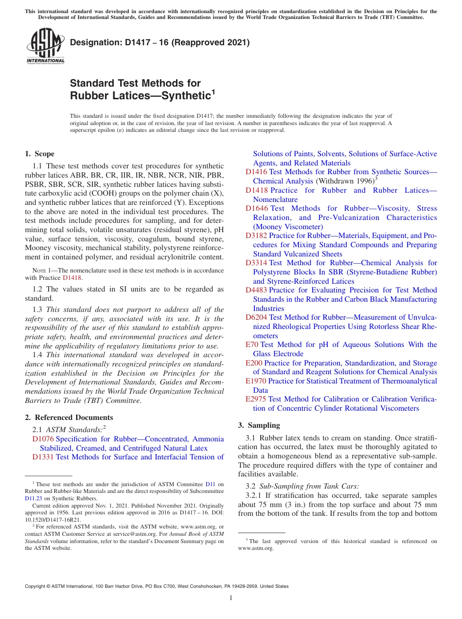 ASTM D1417 - 16 (2021).pdf_第1页