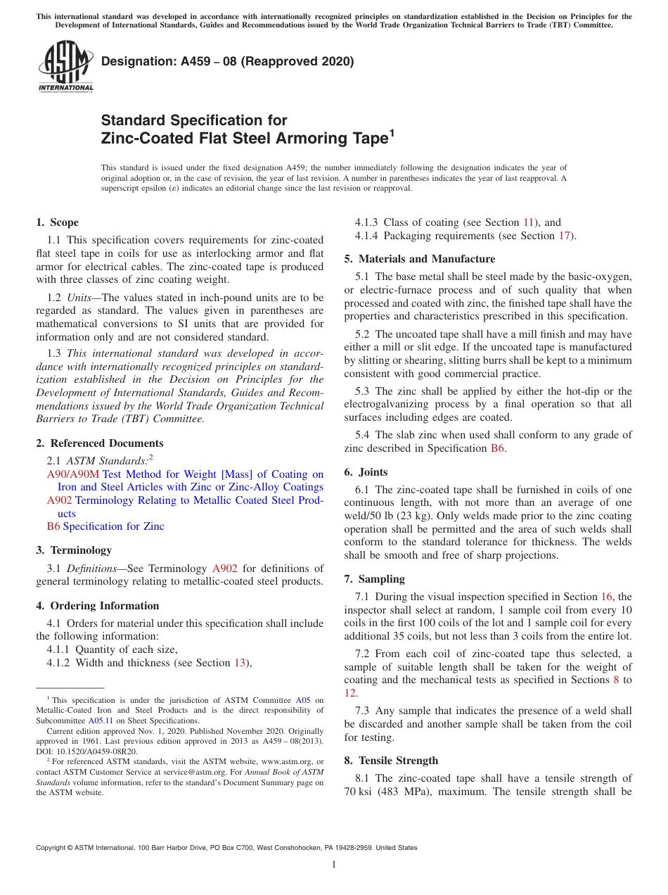 ASTM A459 - 08 (2020).pdf_第1页