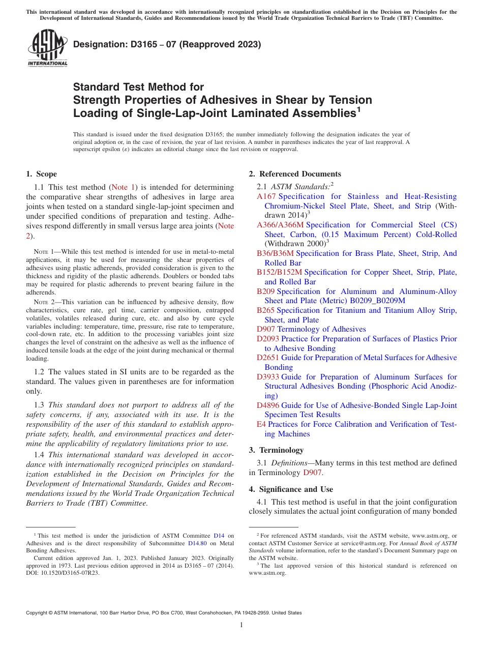 ASTM D3165 - 07 (2023).pdf_第1页