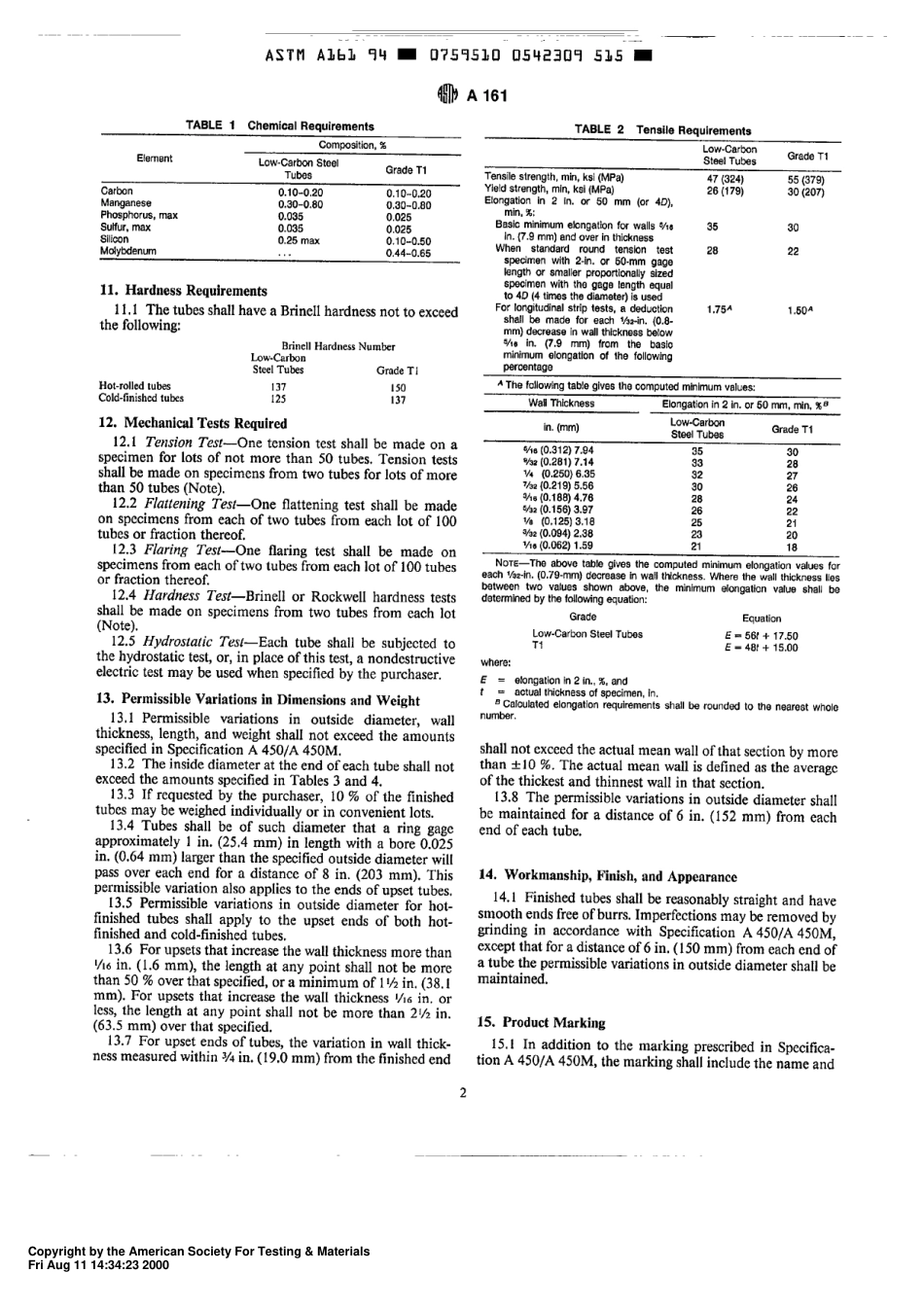 ASTM A161 - 94 scan.pdf_第2页