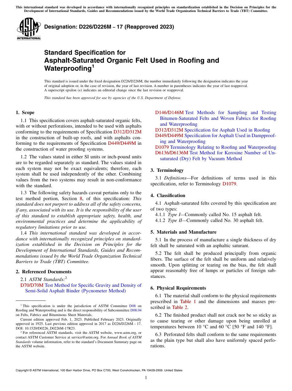 ASTM D226 - D 226M - 17 (2023).pdf_第1页