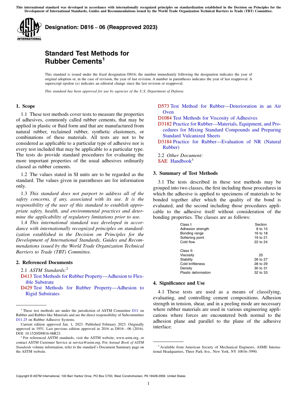 ASTM D816 - 06 (2023).pdf_第1页