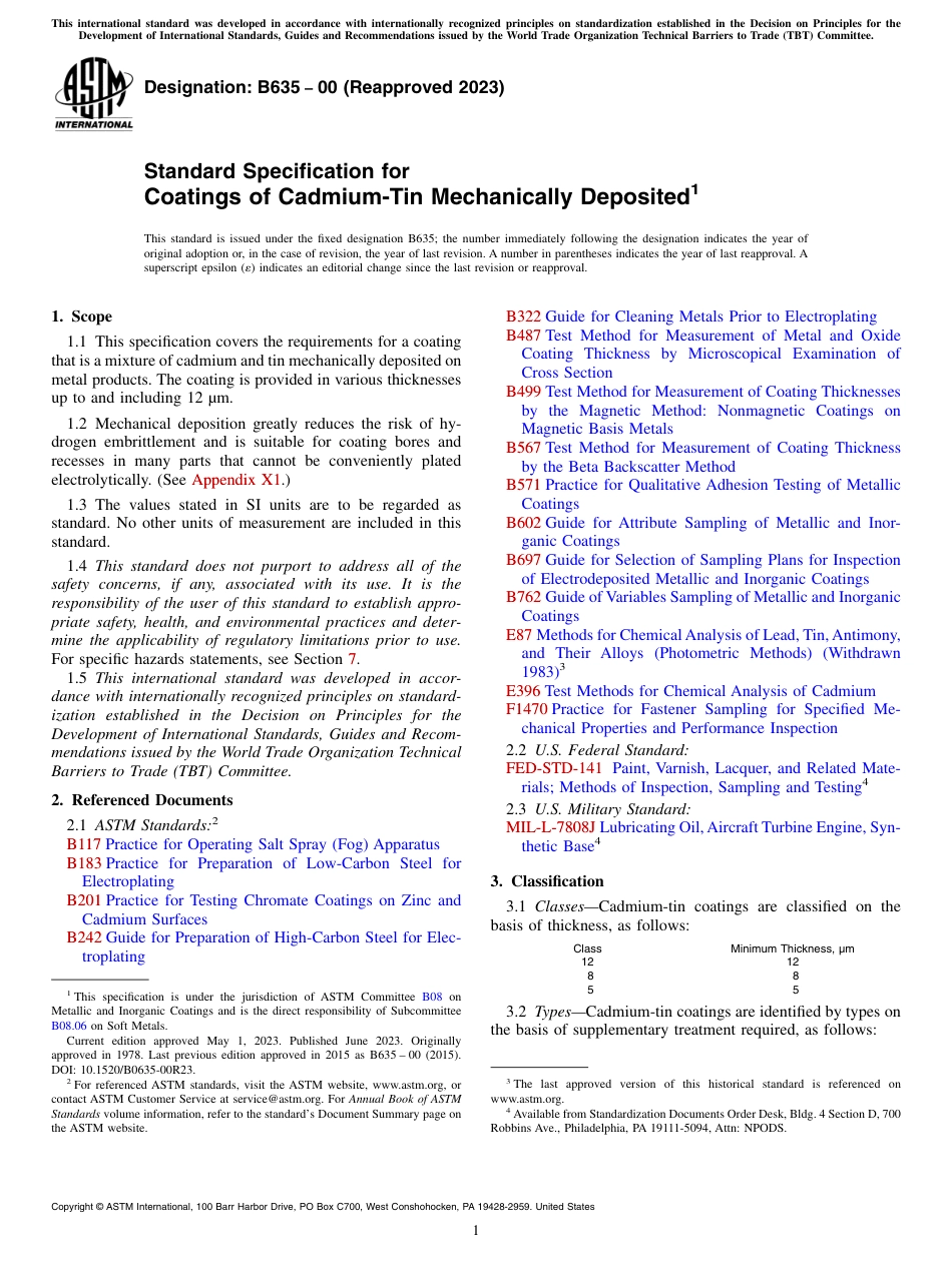 ASTM B635 - 00 (2023).pdf_第1页