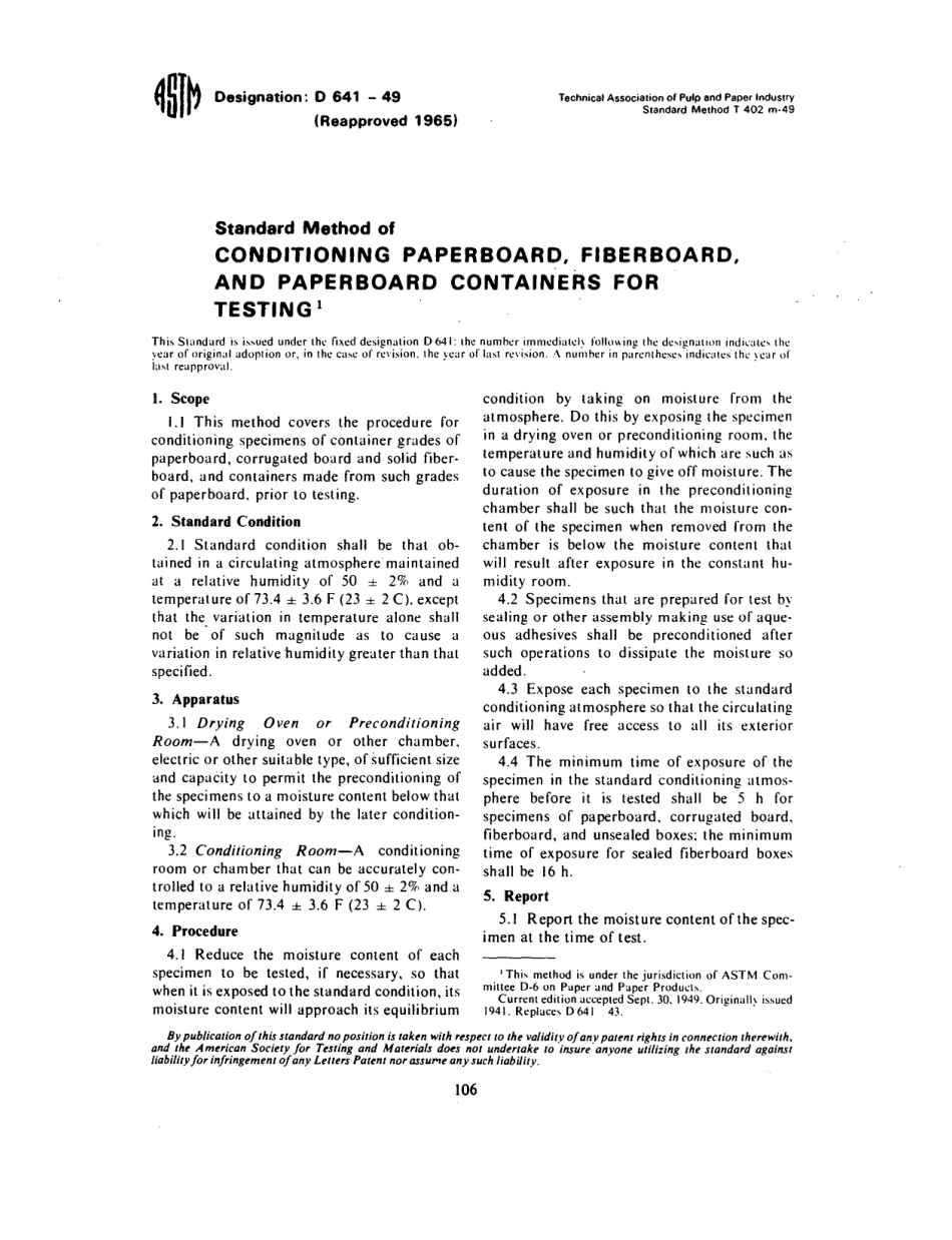 ASTM D641 - 49 (1965) scan.pdf_第1页