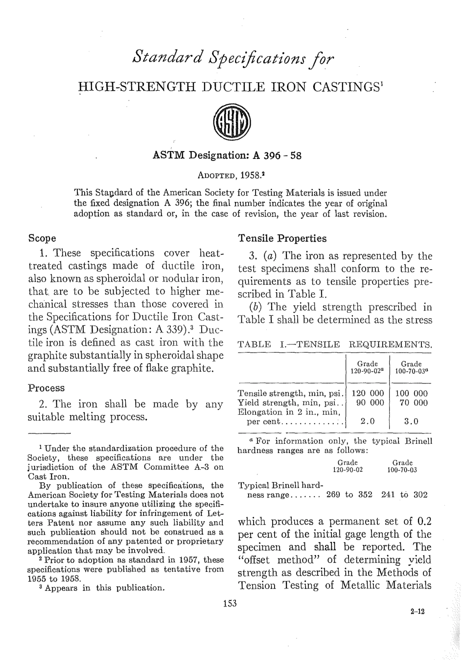ASTM A396 - 58 scan.pdf_第1页