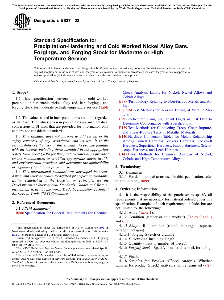 ASTM B637 - 23.pdf_第1页
