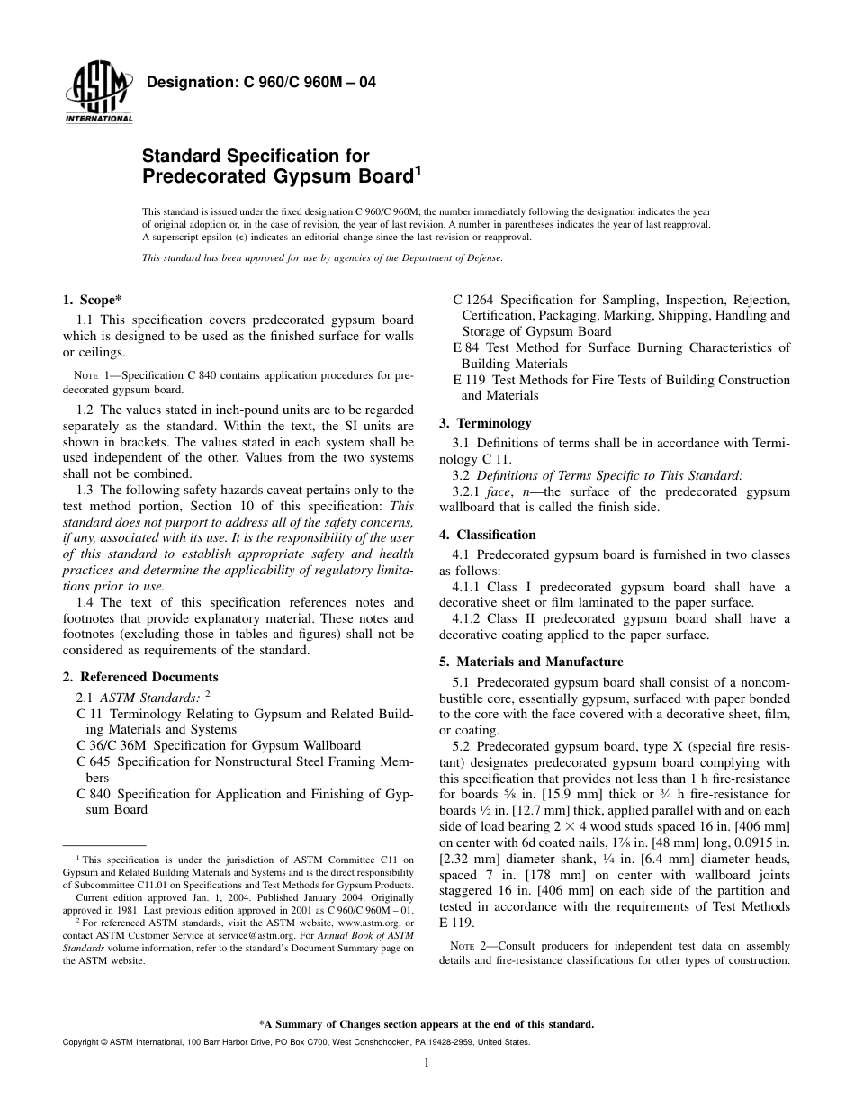 ASTM C960 - C 960M - 04.pdf_第1页