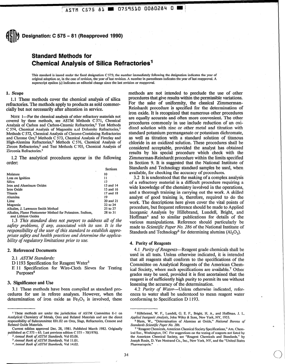 ASTM C575 - 81 (1990) scan.pdf_第1页