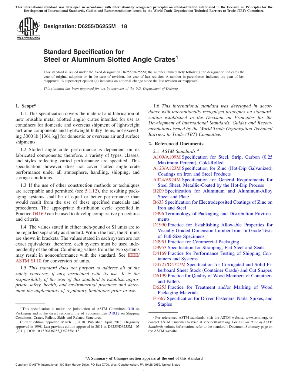 ASTM D6255 - D 6255M - 18.pdf_第1页