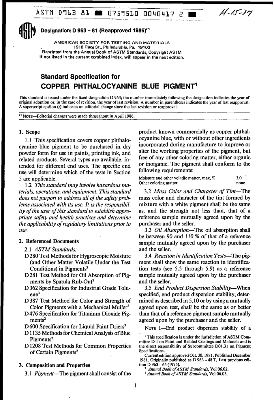 ASTM D963 - 81 (1986)e1 scan.pdf_第1页