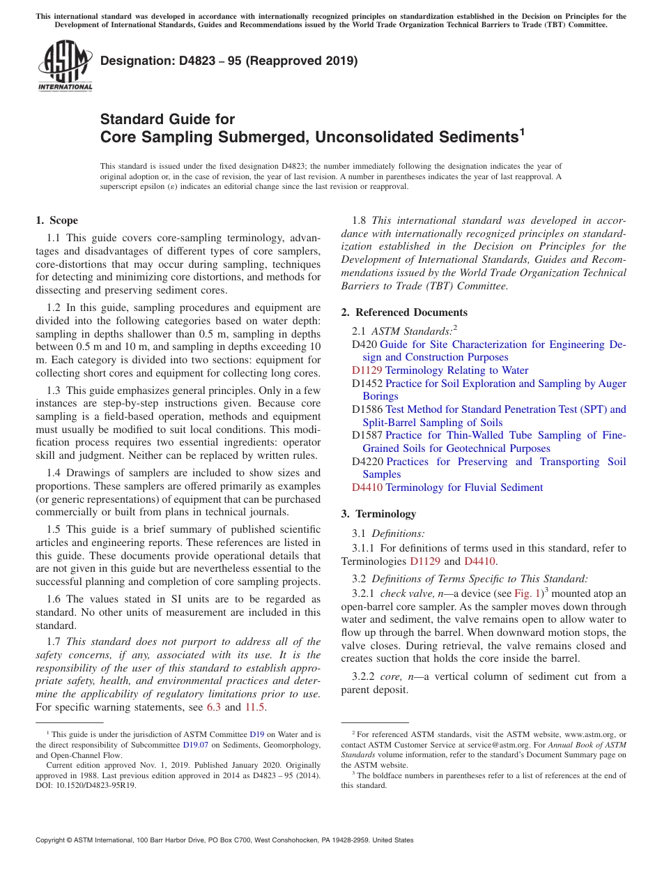 ASTM D4823 - 95 (2019).pdf_第1页