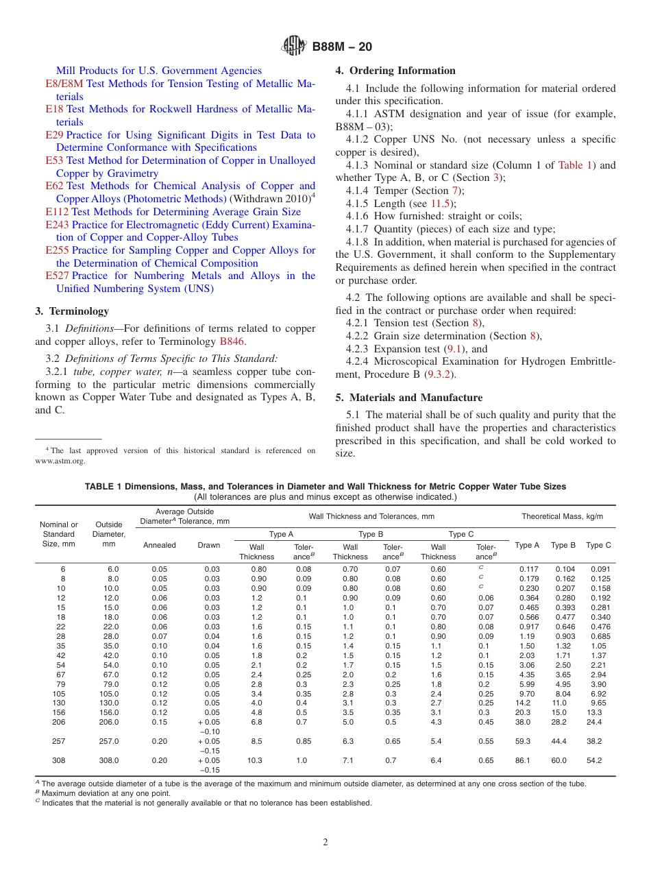 ASTM B88M - 20.pdf_第2页