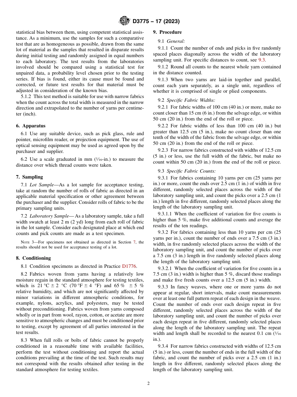 ASTM D3775 - 17 (2023).pdf_第2页