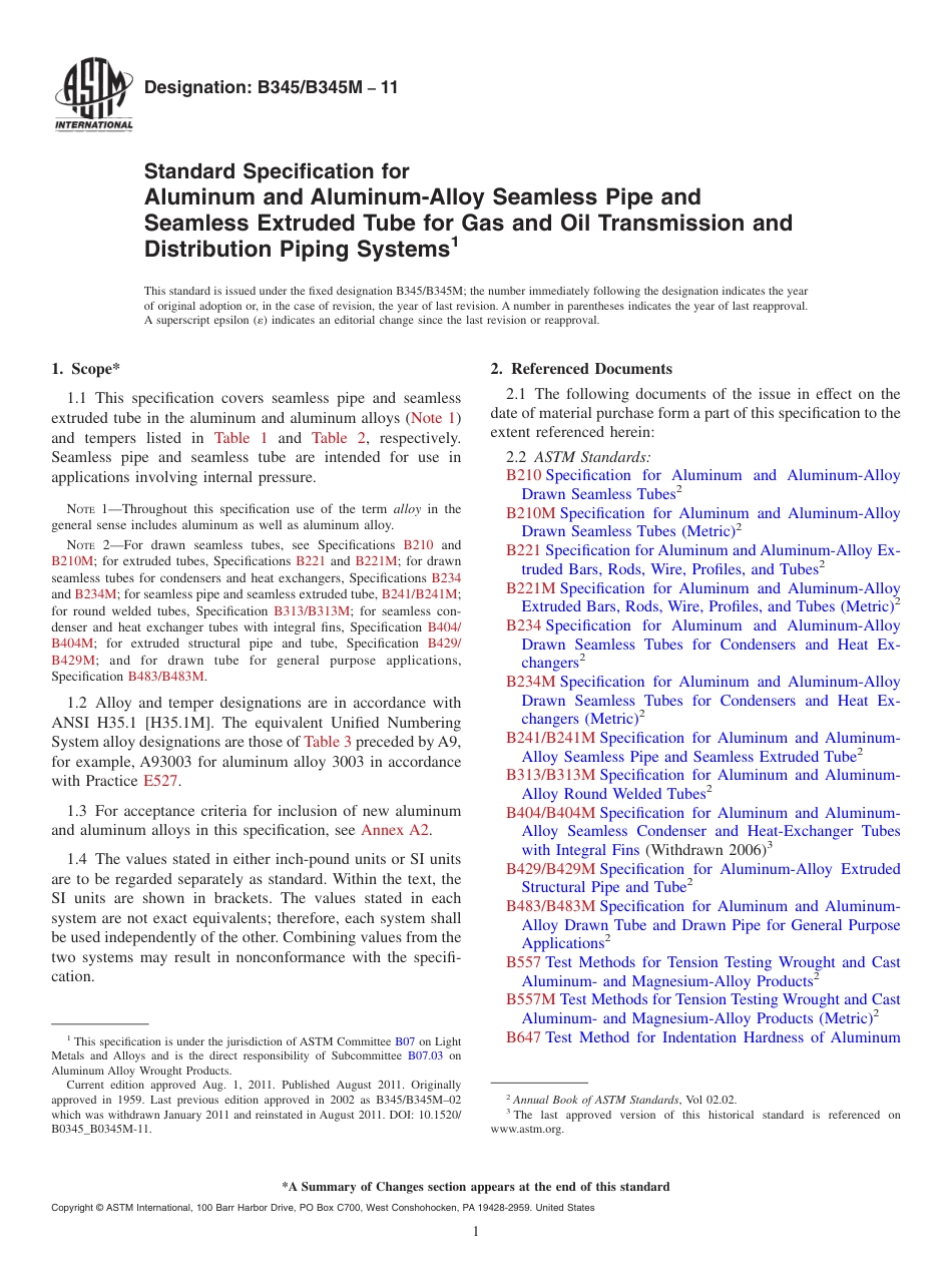 ASTM B345 - B 345M - 11.pdf_第1页