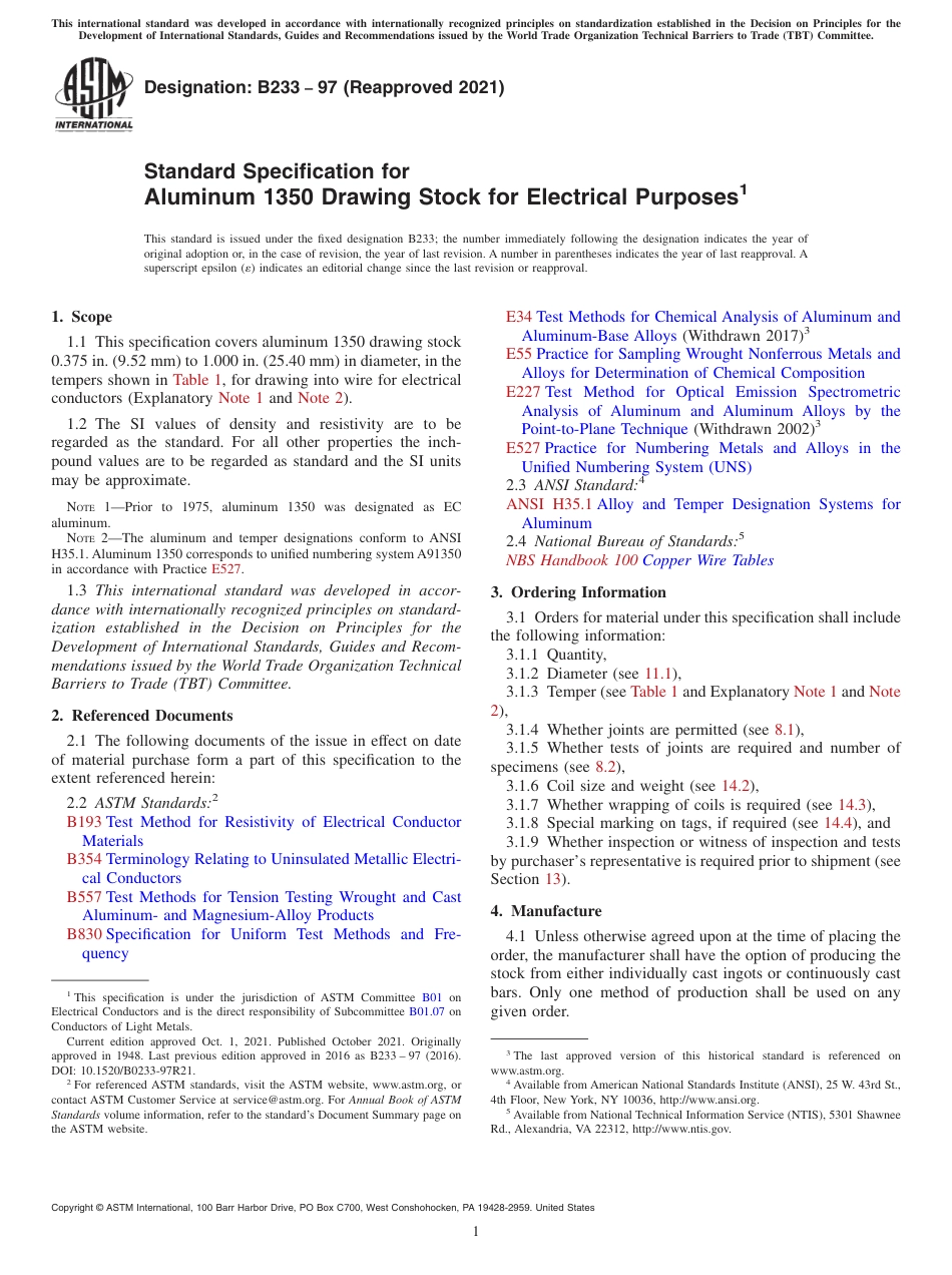 ASTM B233 - 97 (2021).pdf_第1页
