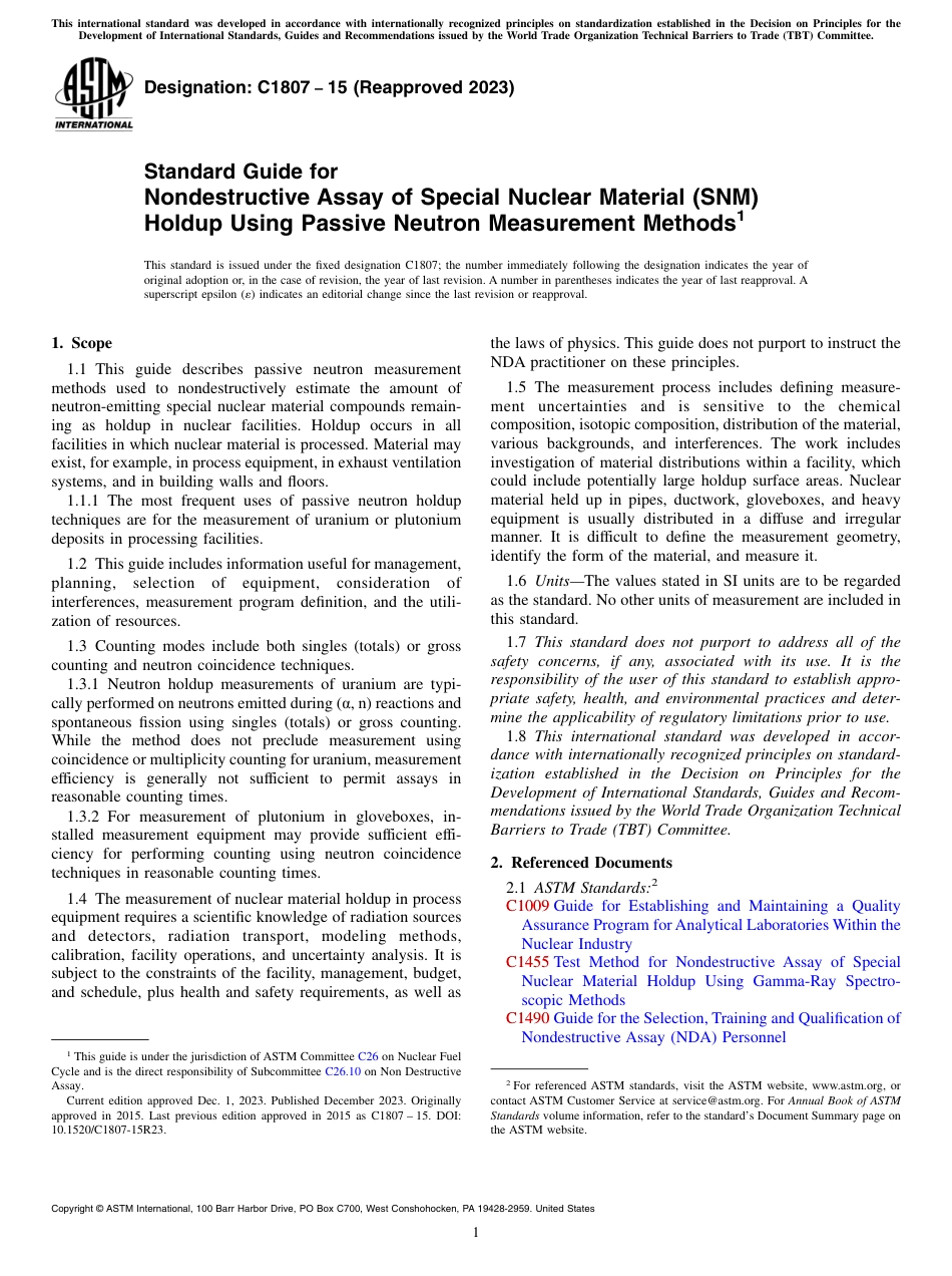 ASTM C1807 - 15 (2023).pdf_第1页