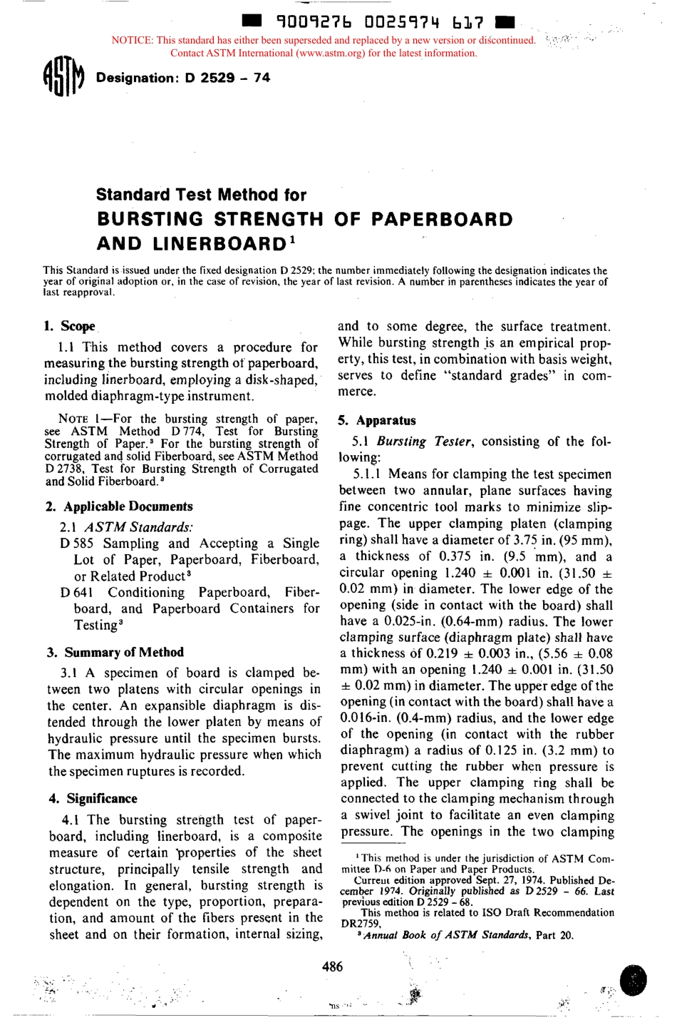 ASTM D2529 - 74 scan.pdf_第1页