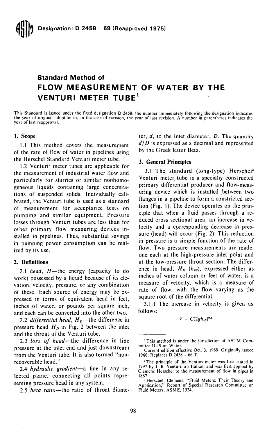 ASTM D2458 - 69 (1975) scan.pdf_第1页