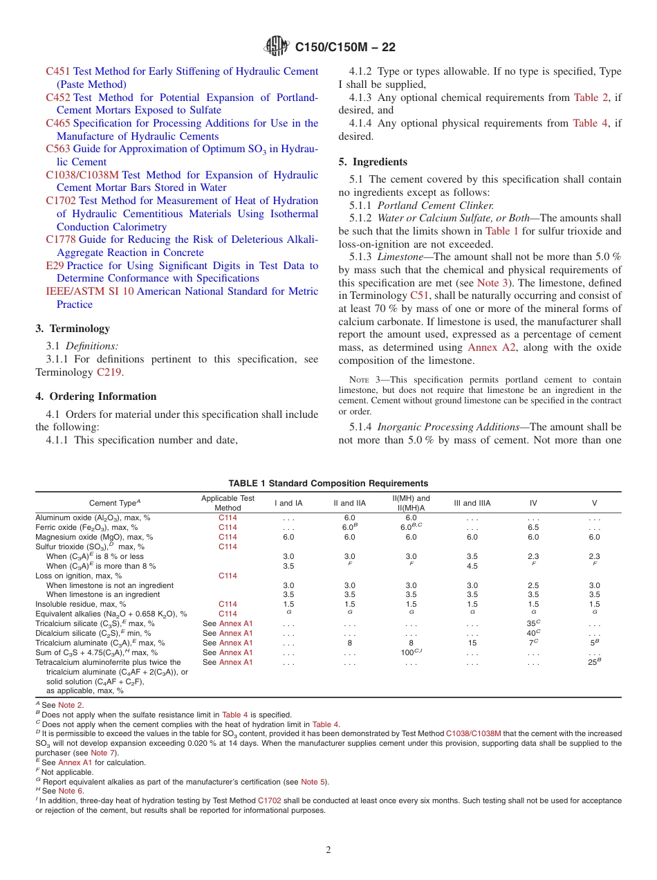 ASTM C150 - C 150M - 22.pdf_第2页