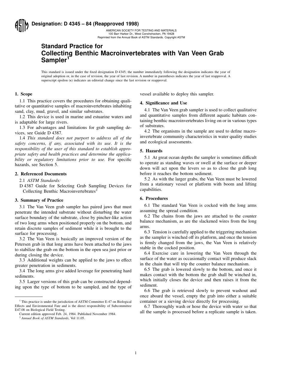 ASTM D4345 - 84 (1998).pdf_第1页