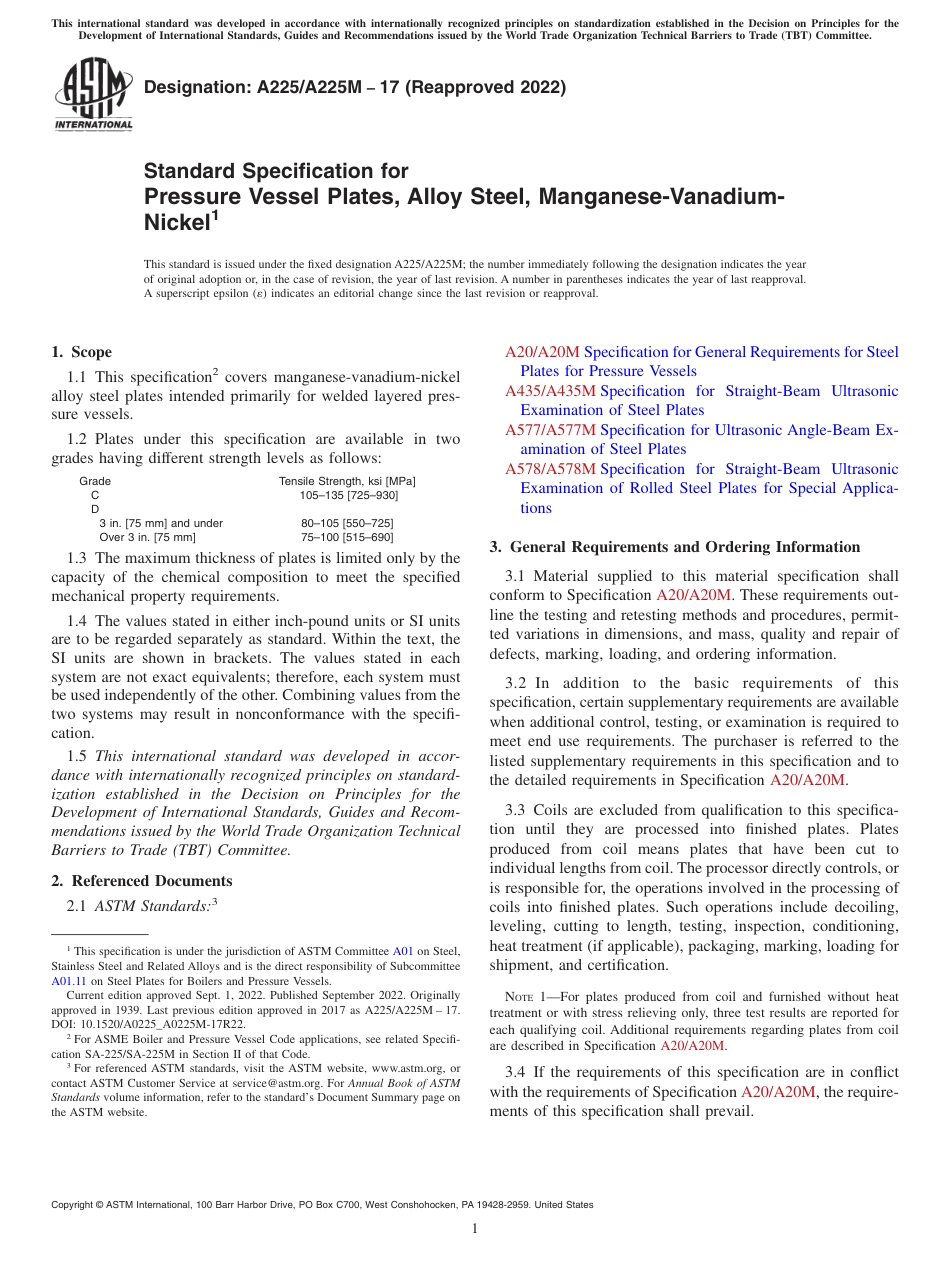 ASTM A225 - A 225M - 17 (2022).pdf_第1页