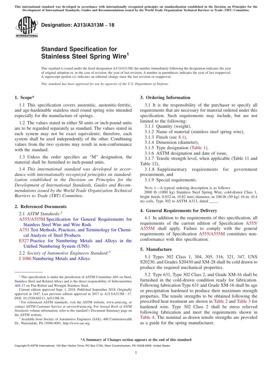 ASTM A313 - A 313M - 18.pdf_第1页
