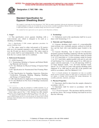 ASTM C79 - C 79M - 04a.pdf