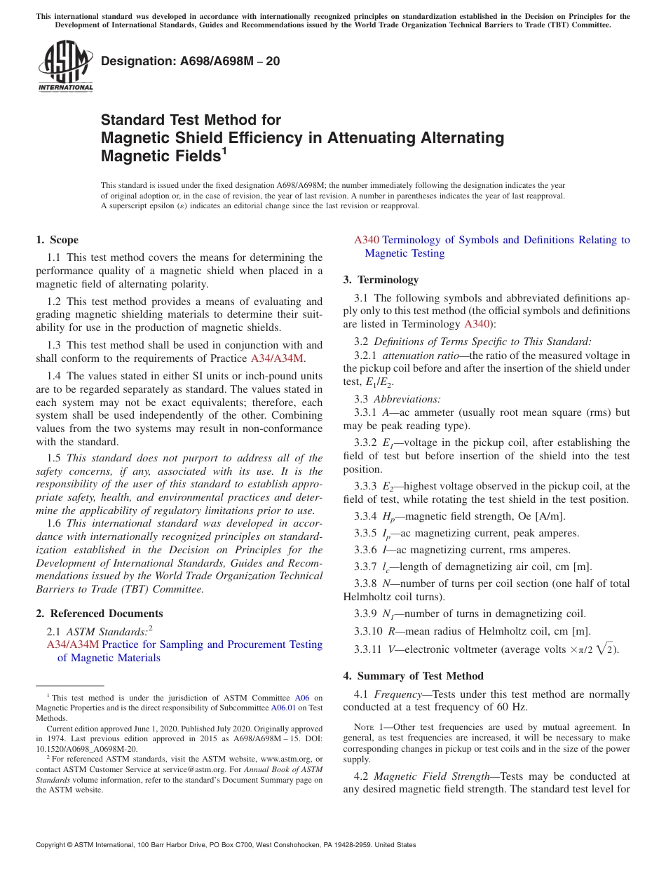 ASTM A698 - A 698M - 20.pdf_第1页