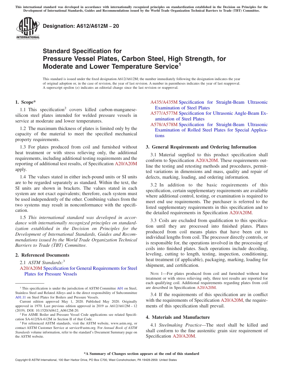 ASTM A612 - A 612M - 20.pdf_第1页