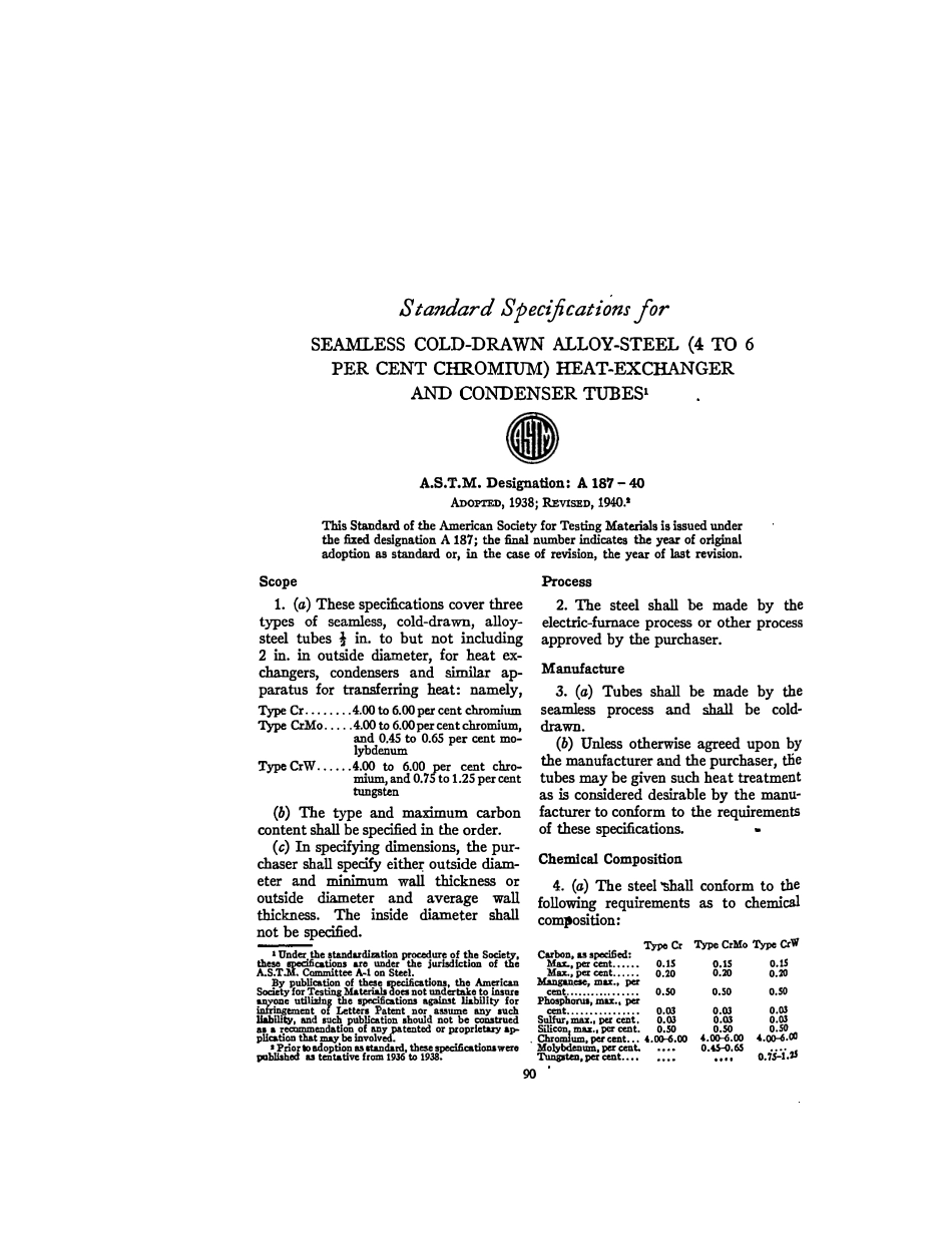 ASTM A187 - 40 scan.pdf_第1页