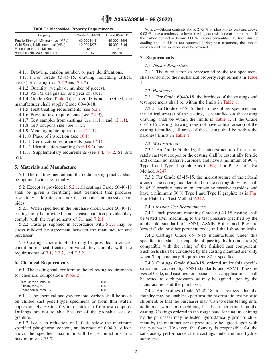 ASTM A395 - A 395M - 99 (2022).pdf_第2页