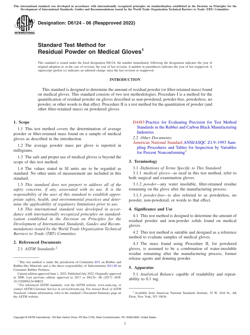 ASTM D6124 - 06 (2022).pdf_第1页