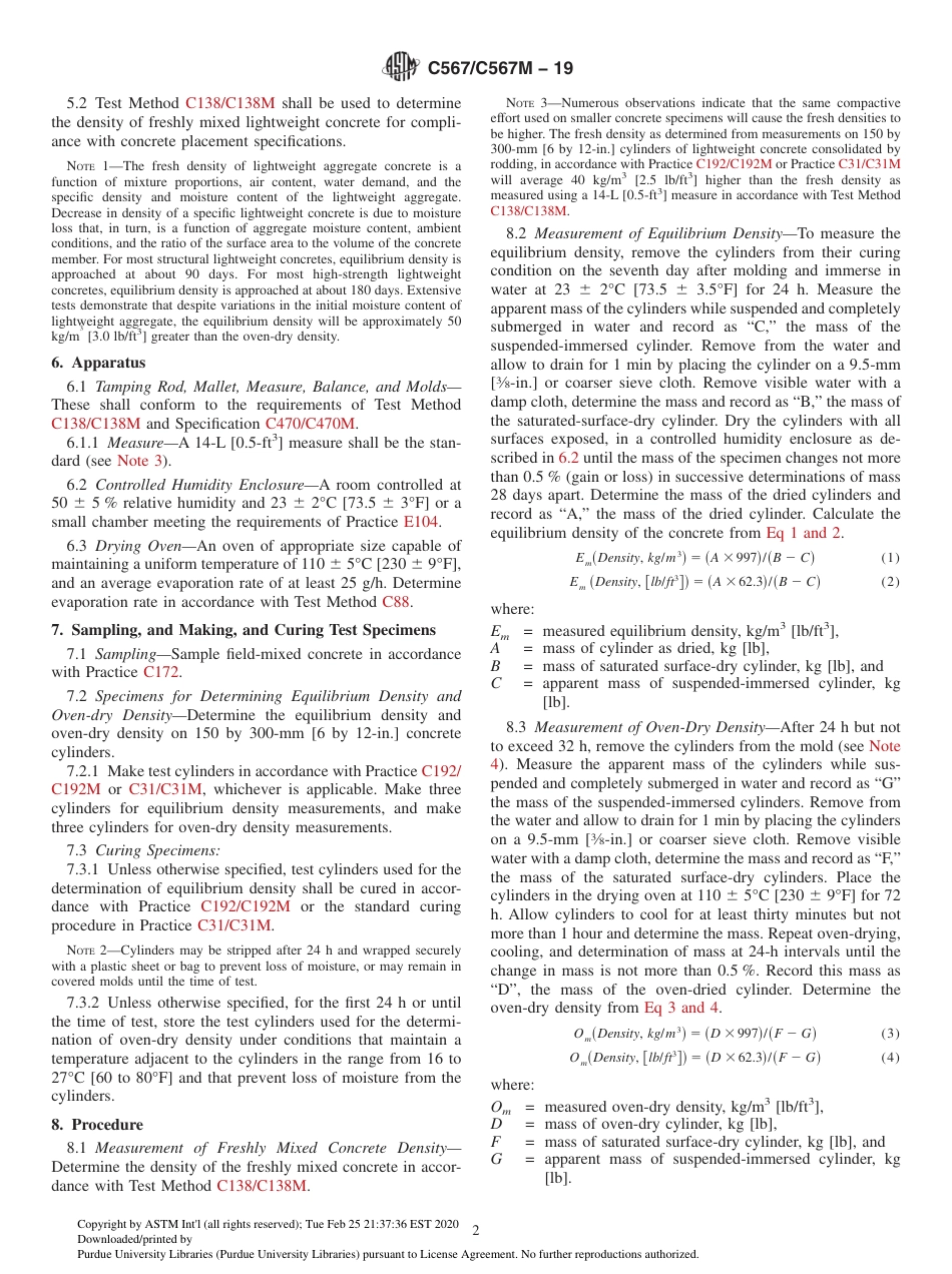 ASTM C567 - C 567M - 19.pdf_第2页