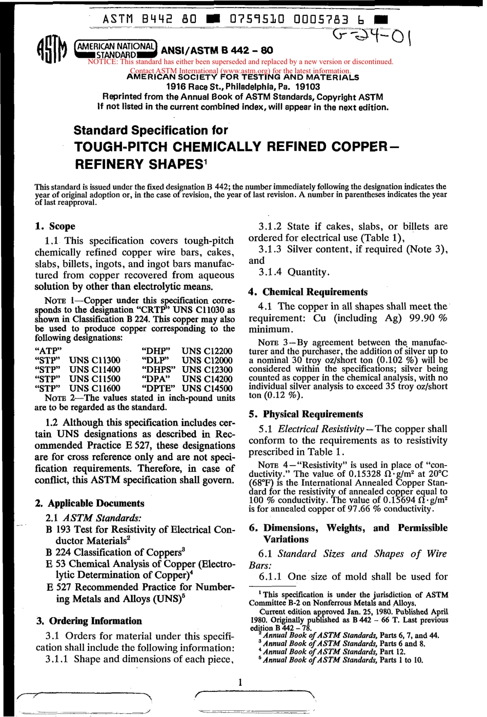 ASTM B442 - 80 scan.pdf_第1页