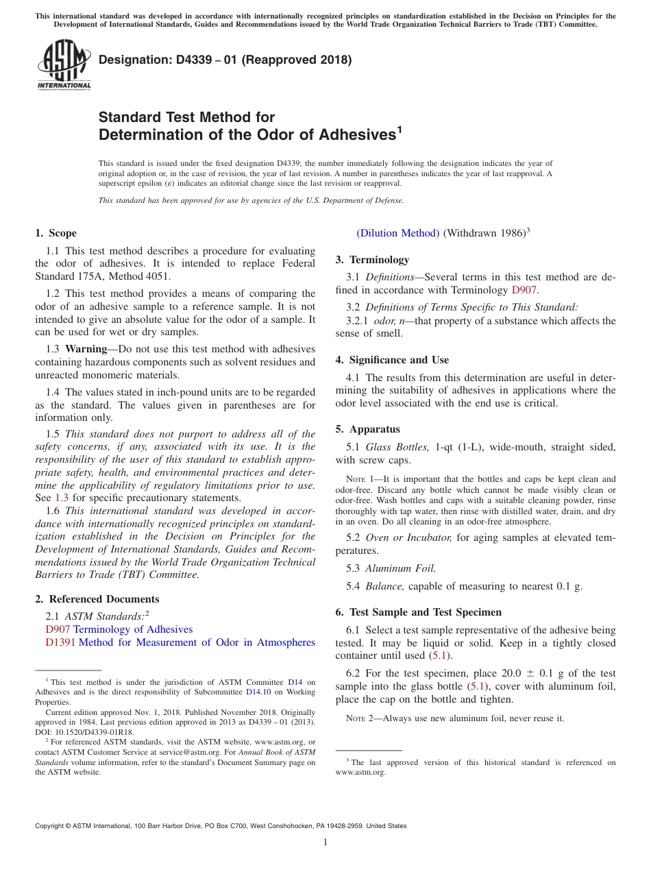 ASTM D4339 - 01 (2018).pdf_第1页