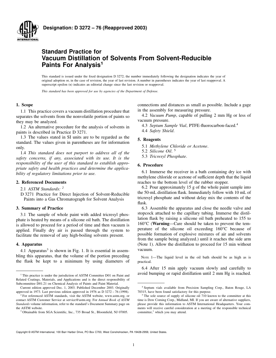 ASTM D3272 - 76 (2003).pdf_第1页