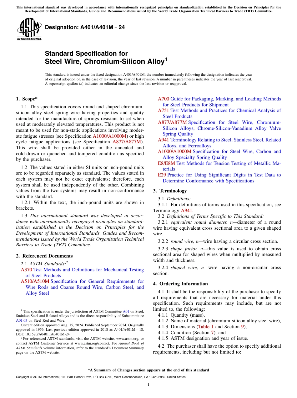 ASTM A401 - A 401M - 24.pdf_第1页