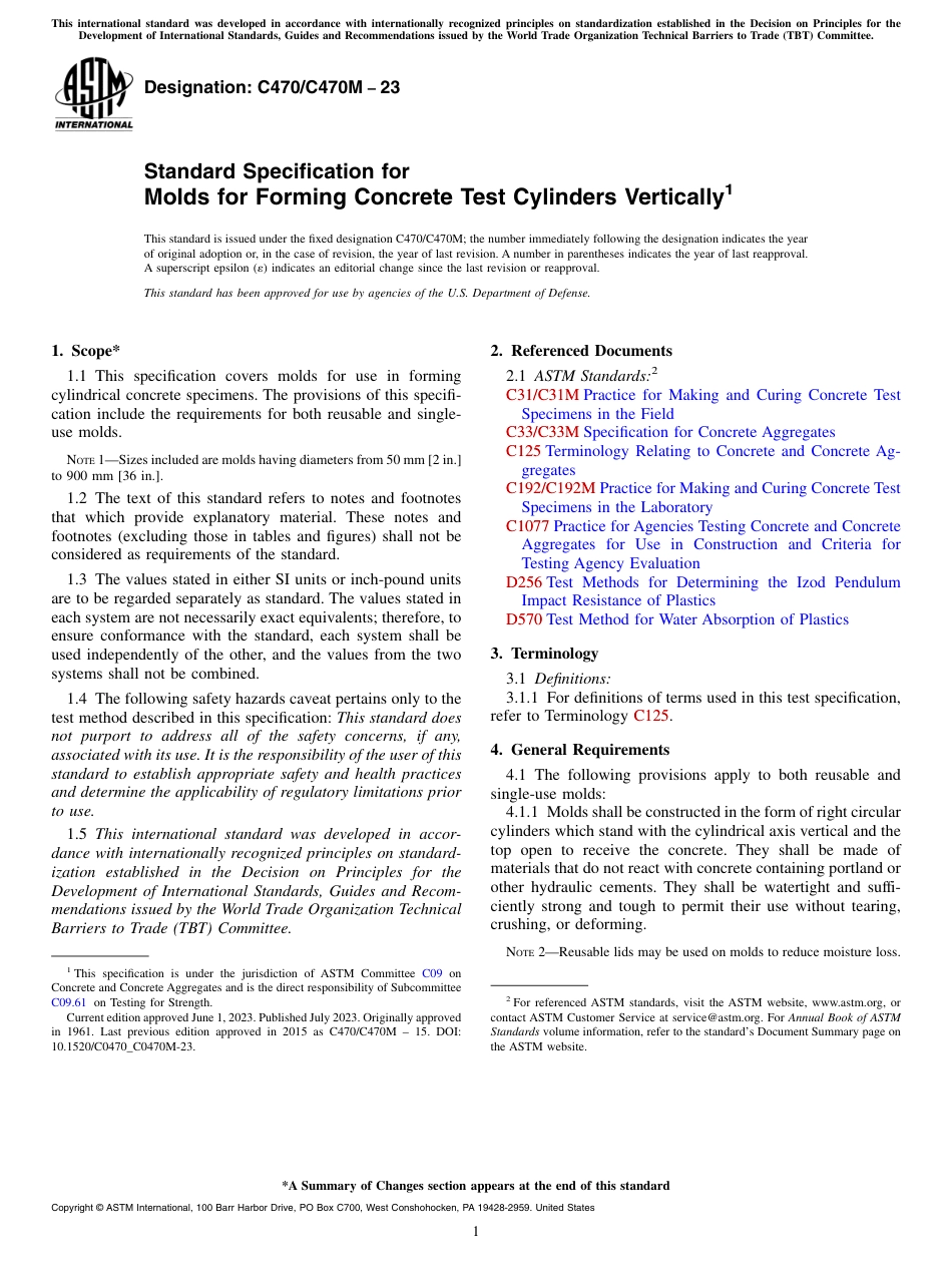 ASTM C470 - C 470M - 23.pdf_第1页