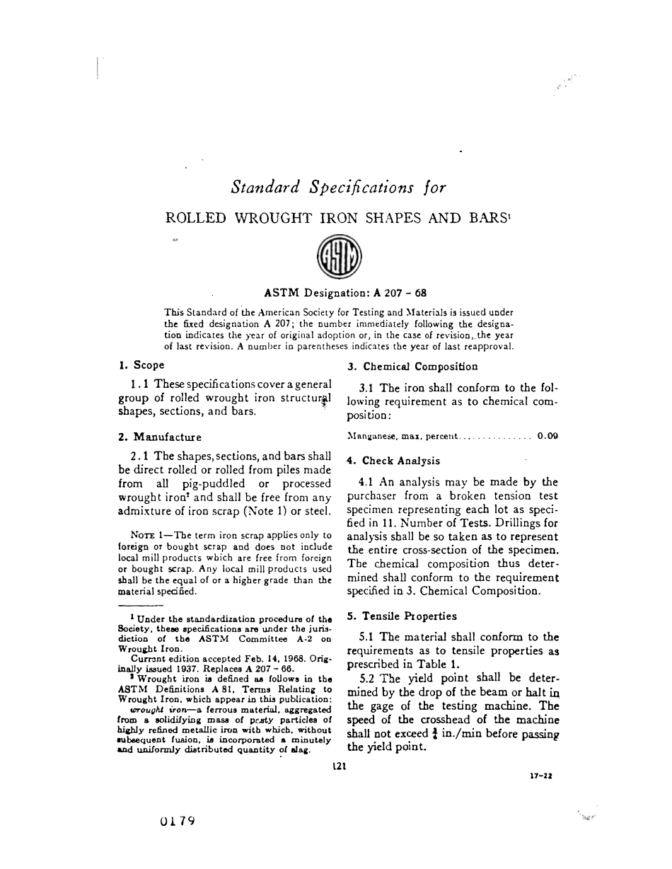 ASTM A207 - 68 scan.pdf_第1页