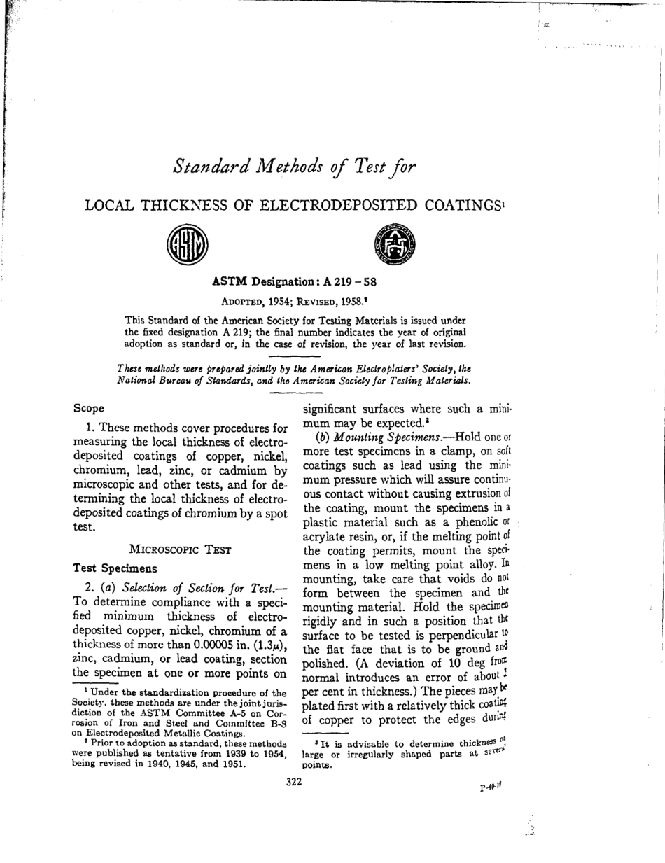 ASTM A219 - 58 scan.pdf_第1页