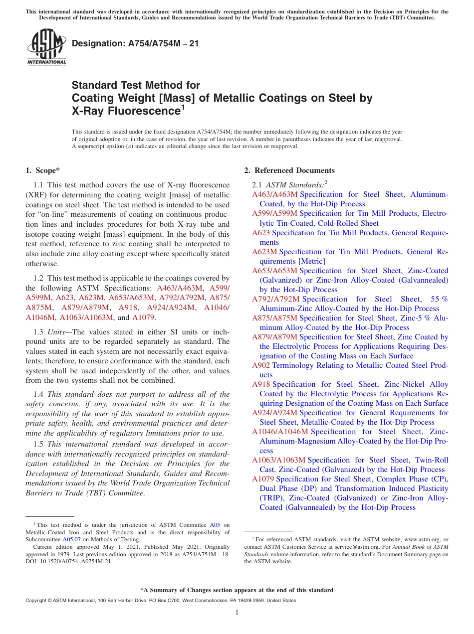 ASTM A754 - A 754M - 21.pdf_第1页